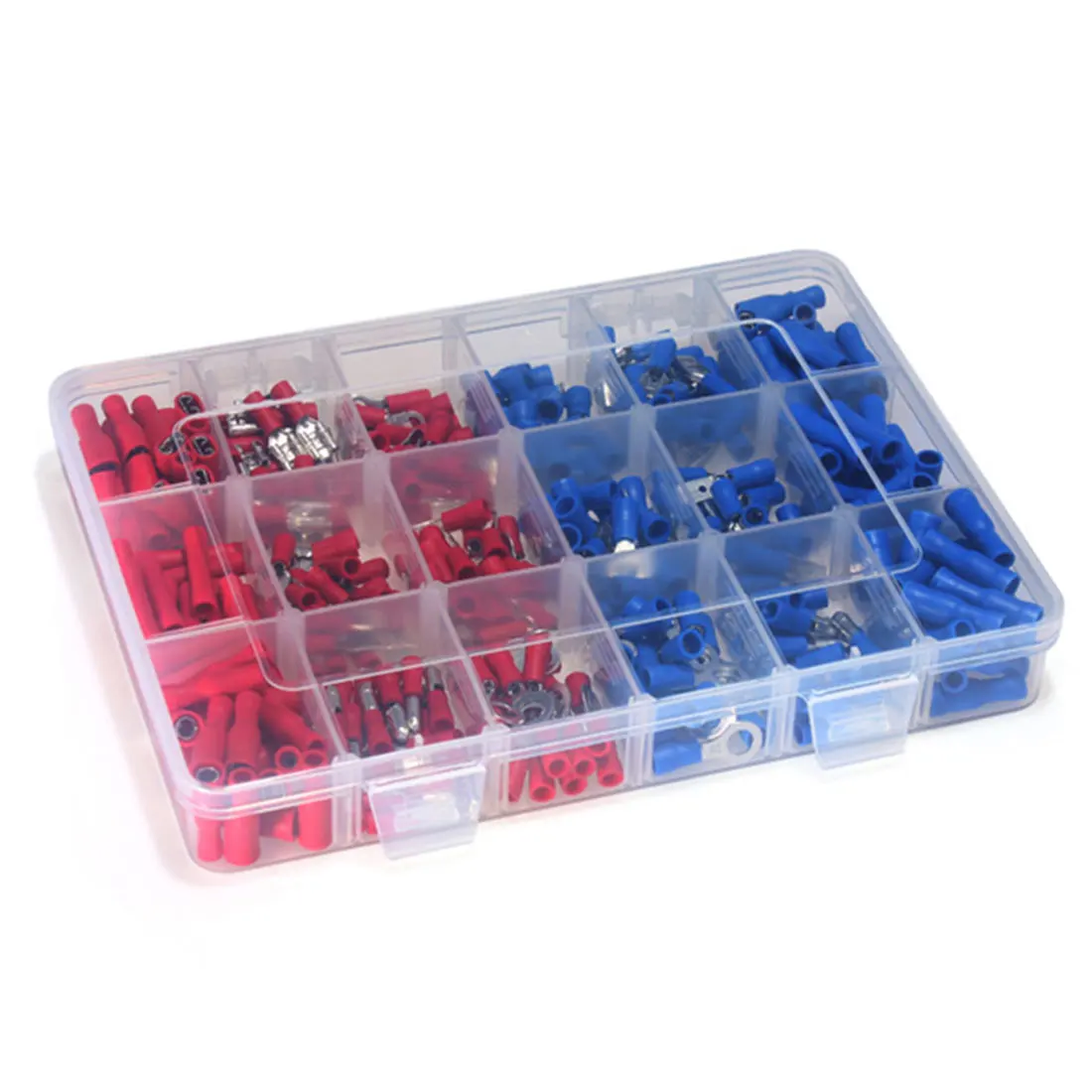 Клеммы 360 шт./лот изолированные клеммы обжимные соединители Стыковая лопатка