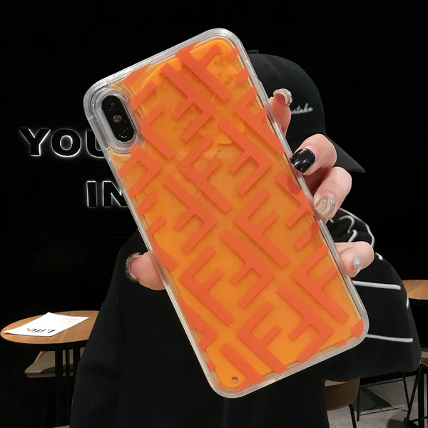 1702 Чехол для телефона с неоновым песком для iPhone XS Max XR X 7 8 6 6s Plus - Цвет: 1702