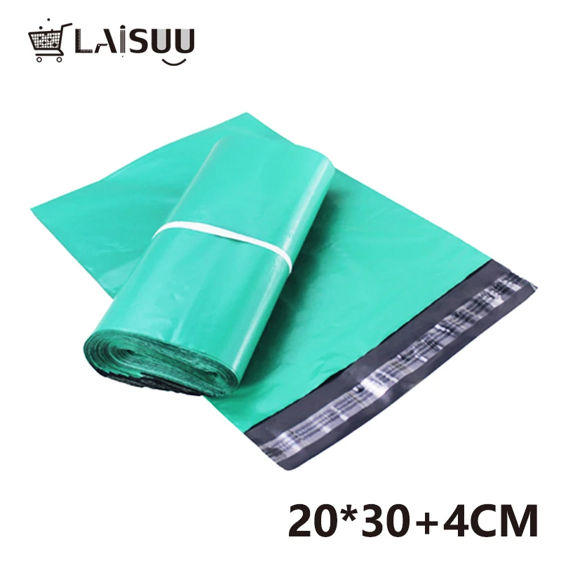 100 шт. 7 8*11 8 дюймов/20*30 см Teal Green Poly Mailers Boutique доставка сумки от кутюр
