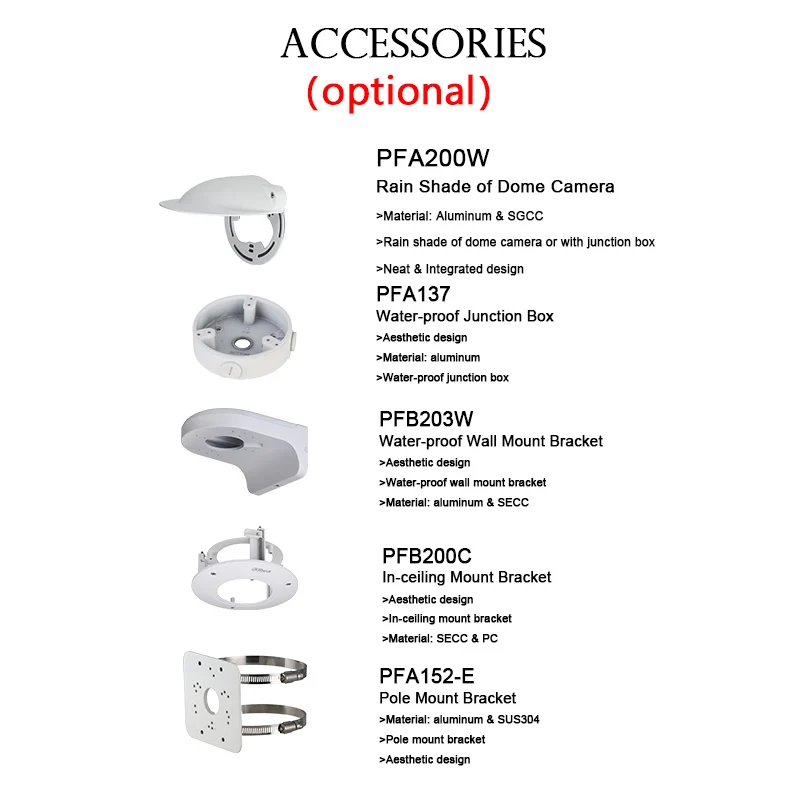 Ip-камера Dahua IPC-HDBW2531R-VFS 5MP 2 7 ~ 13 5 мм варифокальный объектив WDR IR купольная сетевая