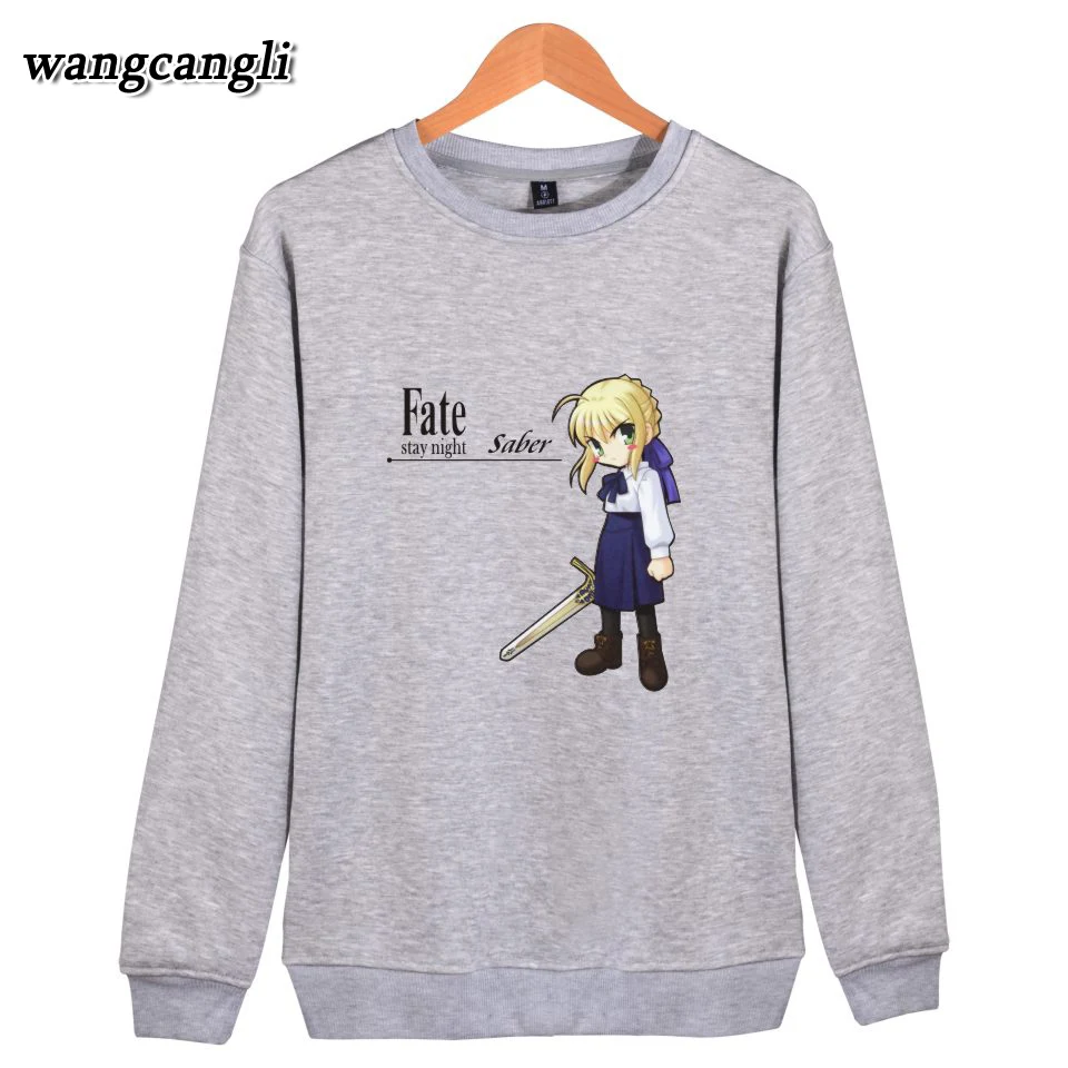 Fate Stay Night Printed Casual Hoodie Men Sweatshirt Autumn Harajuku Anime Hoodies Sweatshirts Fashion Plus Size Tracksuit | Мужская