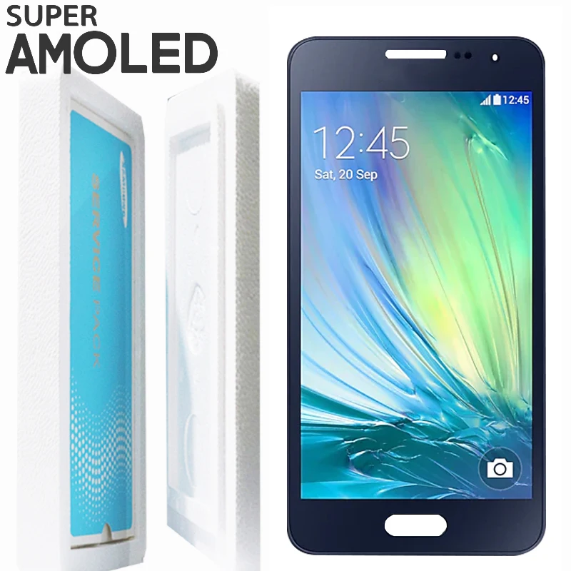 Оригинальный 4 5 ''ЖК-дисплей для SAMSUNG Galaxy A3 2015 дисплей A300 A300H A300F A300FU кодирующий