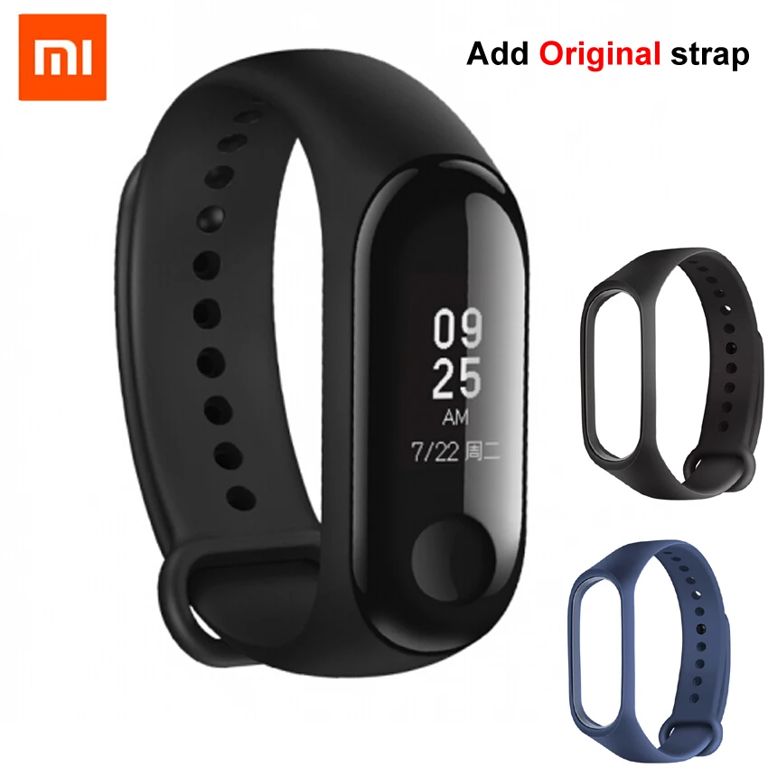 Фитнес трекер Xiaomi mi band 3 оригинальный Смарт браслет с сенсорным OLED экраном 2018