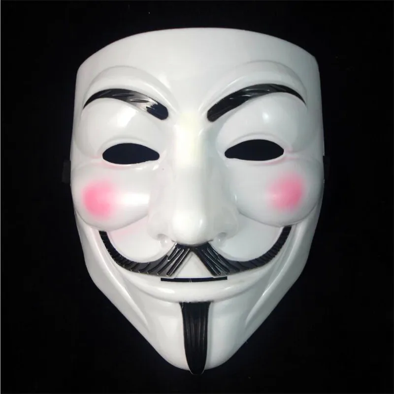 Хэллоуин вечерние маска 1 шт./компл. V for Vendetta» маска с коротким рукавом марки Bape анфас маска анонимная Гай Фокс нарядное платье аксессуар для костюма для взрослых
