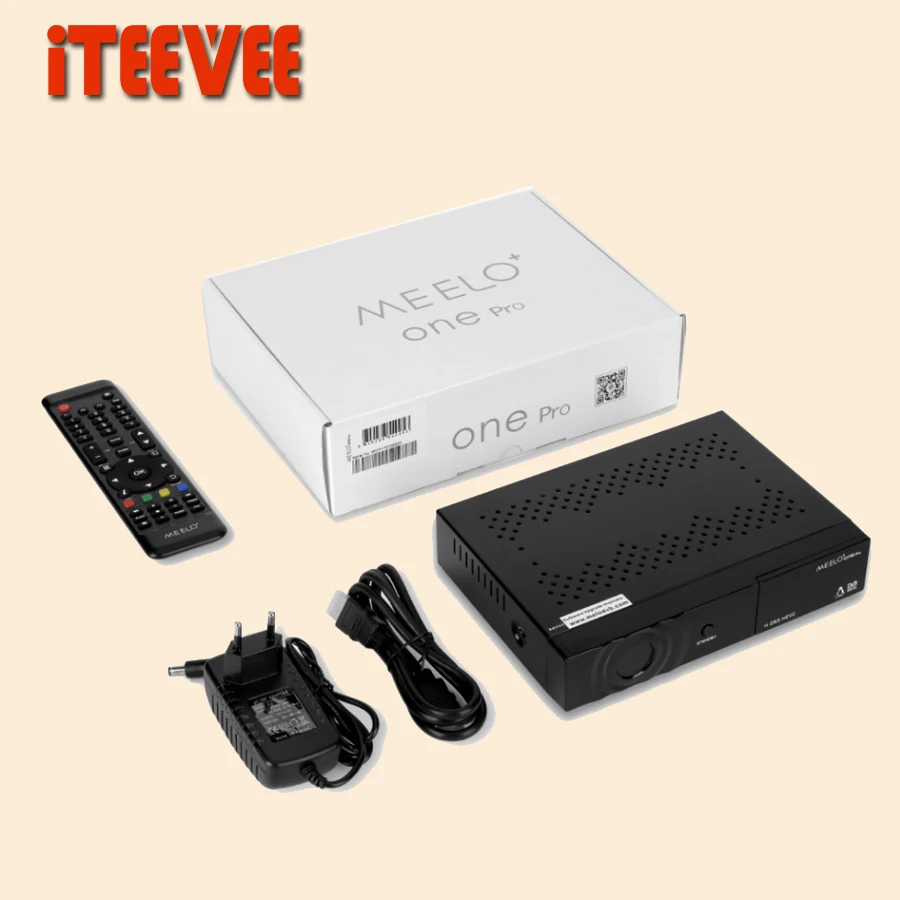 1 шт. ME ELO+ PLUS Горячая full HD спутниковый ТВ приемник MEELO ONE PRO H.265/HEVC/AVC