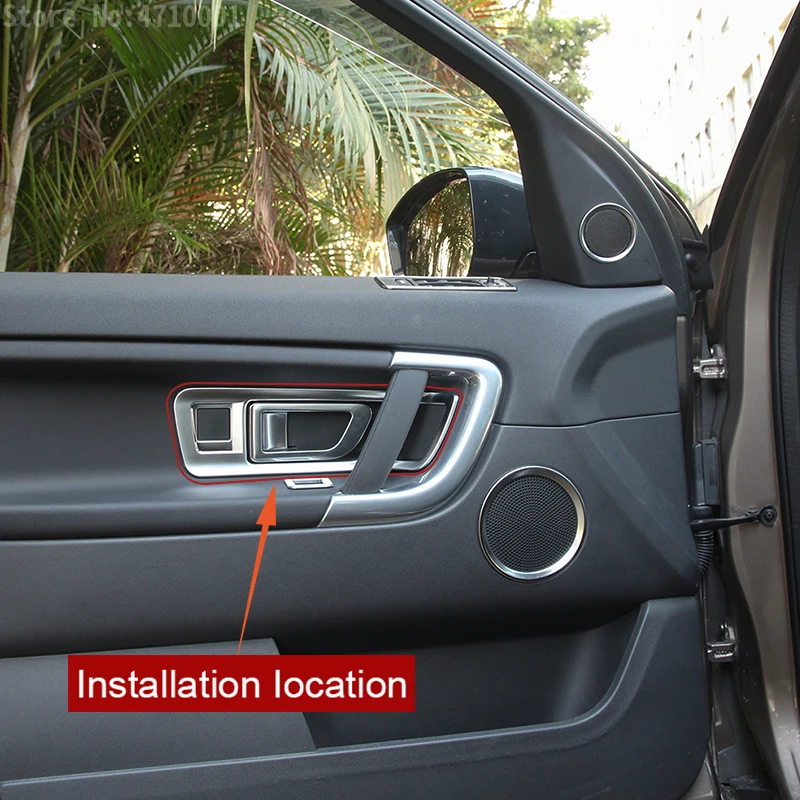 4 шт. хромированные накладки на дверные ручки для Land Rover Discovery Sport 2015 2016 2017|Лепнина