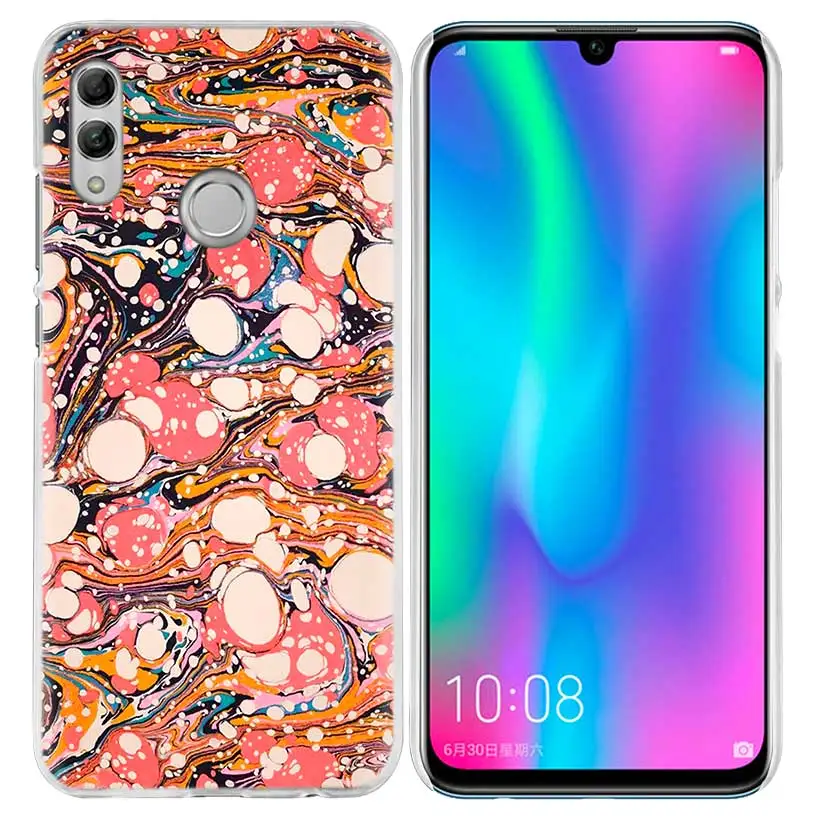 10 Декоративный блестящий красный чехол для huawei Honor 8X Y9 9 10 Lite Play 8C 8S 8A Pro V20 20i 10i Y6 Y7 Жесткий ПК чехол для телефона - Цвет: 10