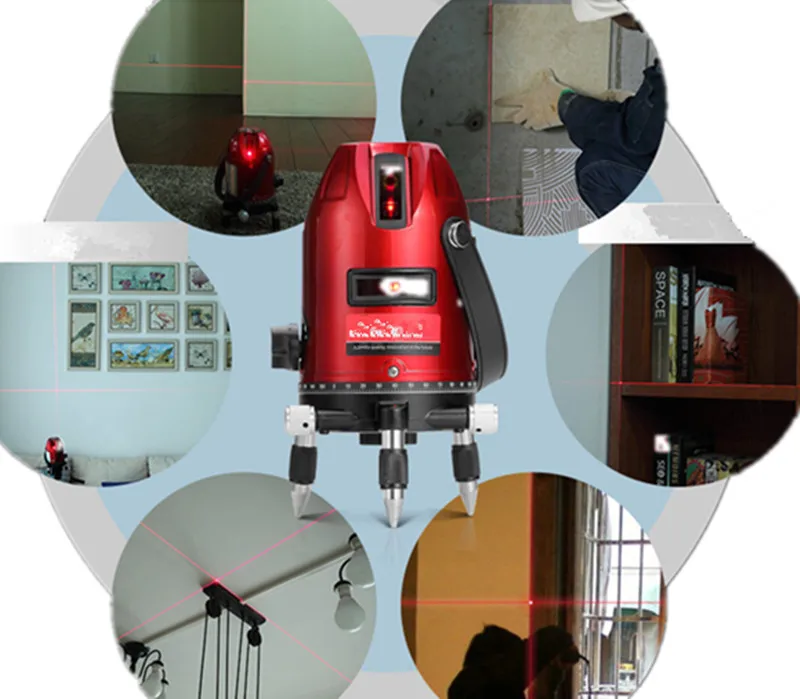 

5 Lines 6 Points Laser Level Can Be Used Indoor And Outdoor Nevelir And 360 Self-leveling Tripod For Laser Level