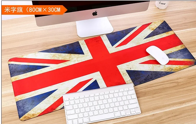 Флаг Великобритании lockedge 800x300 резиновый ультра большой игровой прочный коврик