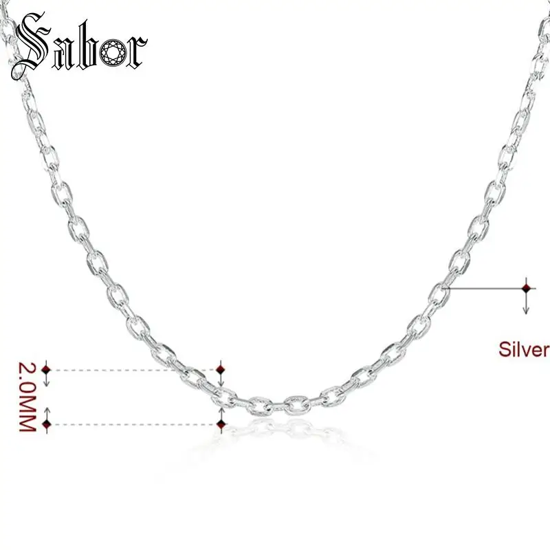 Цепочка с геометрическим рисунком для мужчин и женщин офисное ожерелье