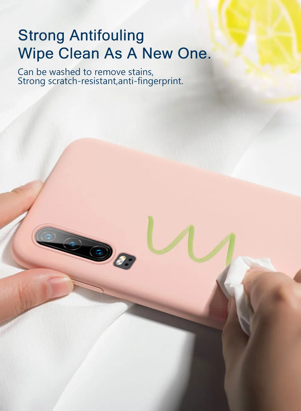 For Huawei P20 lite Case Shockproof Liquid Silicone Case For Huawei P20 L ite Lte Pro P Smart Z Case Cover
