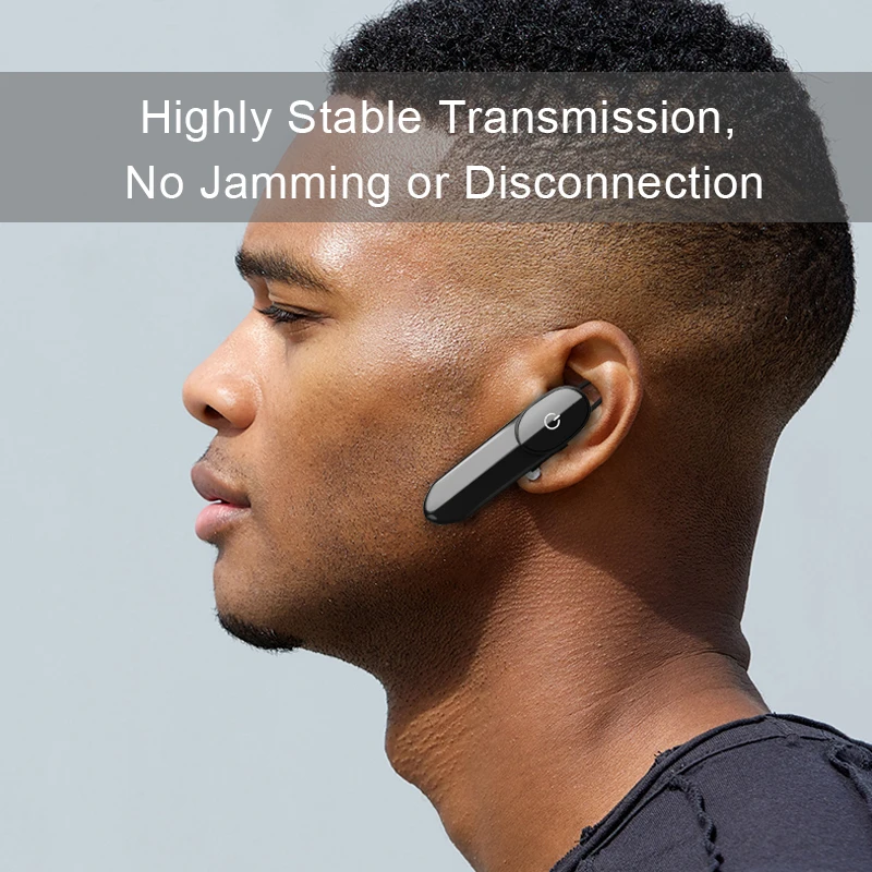 Мини беспроводные Bluetooth наушники V5.0 бизнес гарнитура портативные стерео с