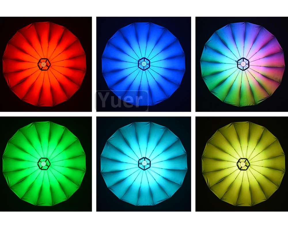 2 шт./Лот Светодиодные 114 шт. 0 Вт RGB 3 в 1 волшебный светильник Blumen DMX управление