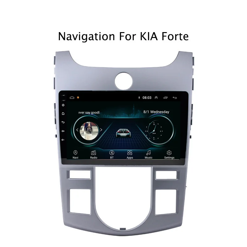 NaviTopia Android 8 1 автомобильный Радио стерео видео плеер для Kia Forte 2009 2014 с