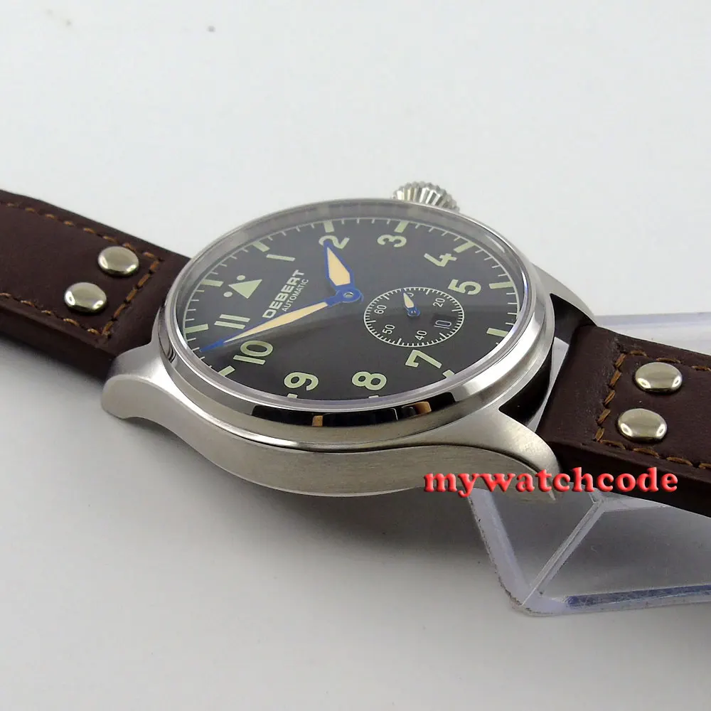 Автоматические Мужские и женские часы с сапфировым стеклом циферблатом 42 мм 14|glass