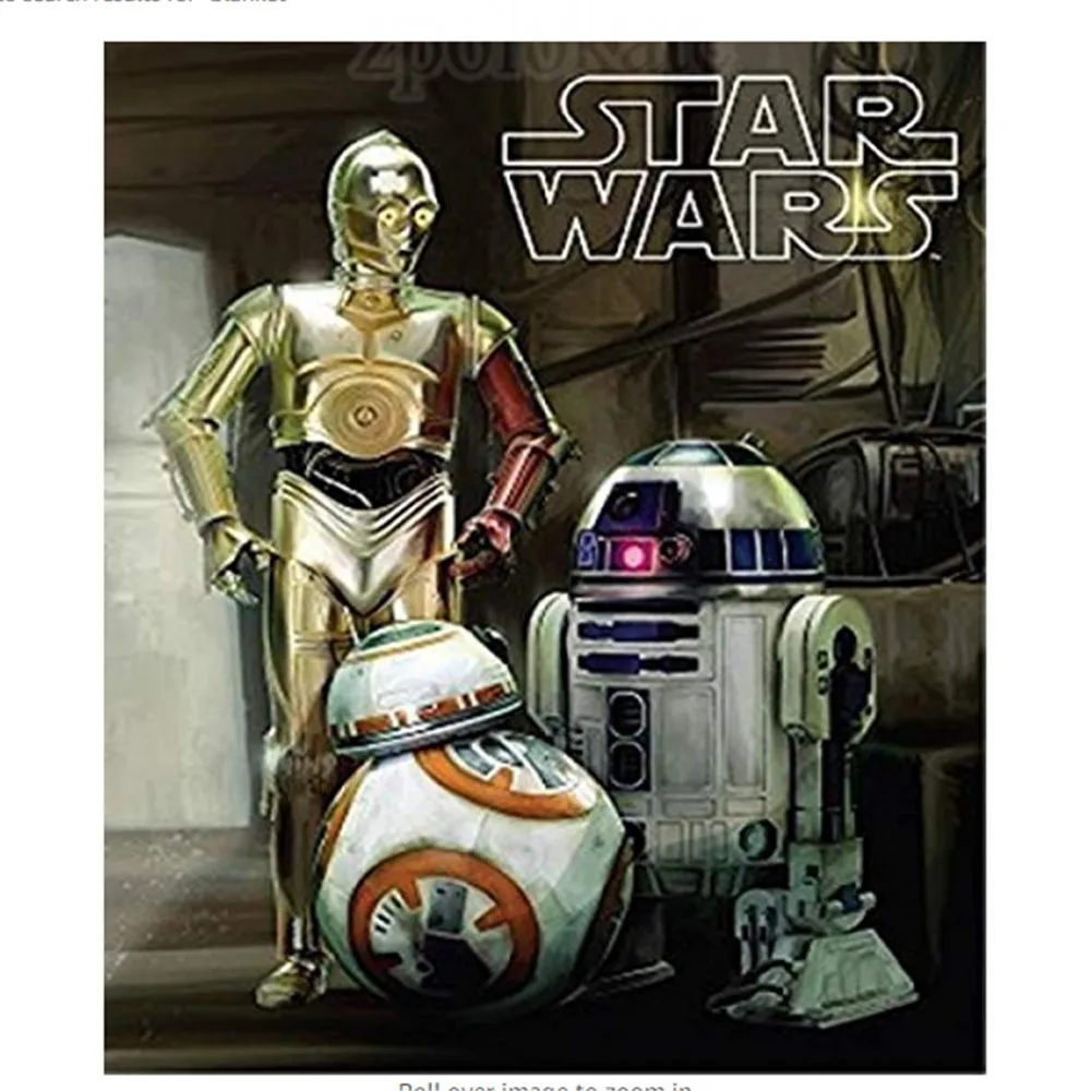 Звездные войны дроиды R2 D2 C 3PO и BB8 супермягкого плюша больших размеров Twin плед с