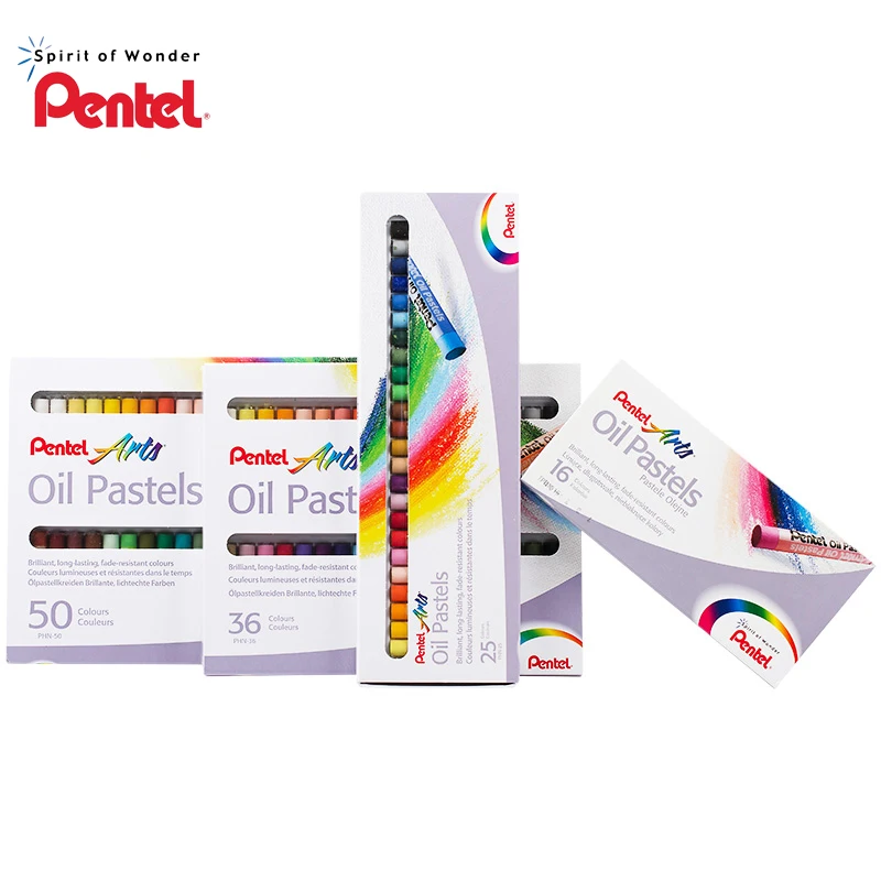 Pentel масляные краски кисть 12/16/25/36/50 Цвета для смываемых рисунков художественной