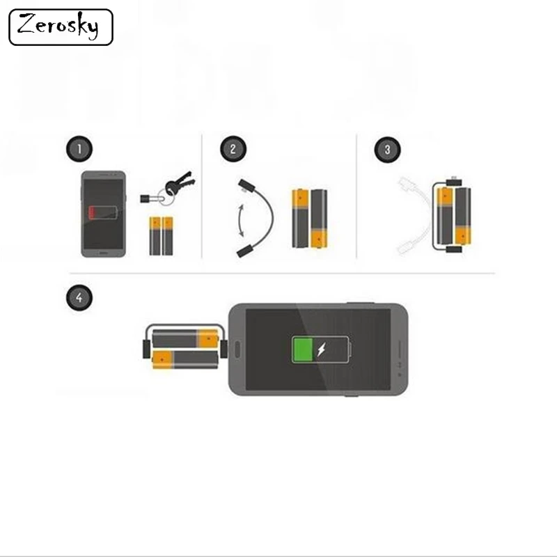 Zerosky Мини Портативный магнитное зарядное устройство для никель кадмиевых или