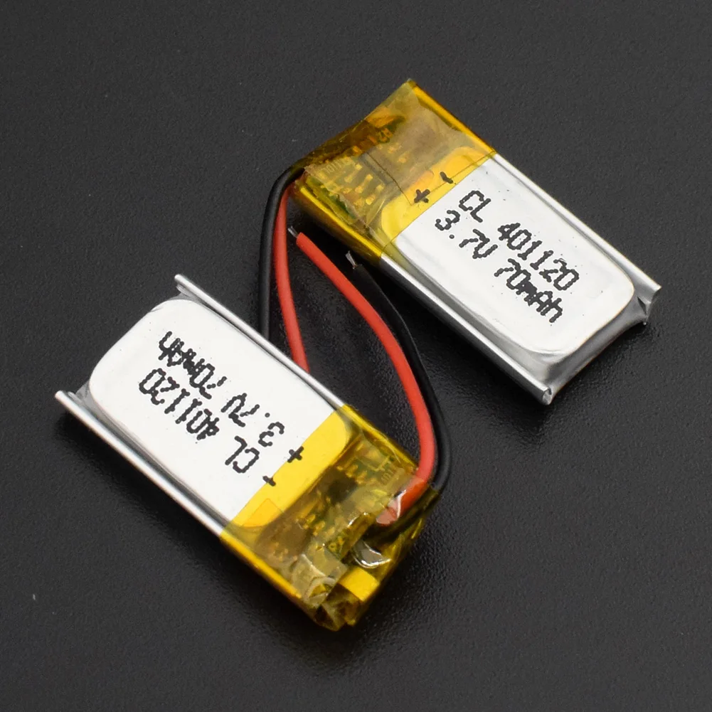 Для мобильных bluetooth наушников GPS POS 401120 литиевая батарея 3 7 V 70mAh литий ионная Lipo