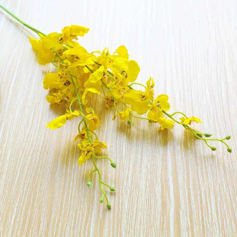 

1 Bundle Silk Butterfly Orchid Flowers High Quality Fake Plant Home Garden Wedding Decor Christmas Gifts Artificial Flowers