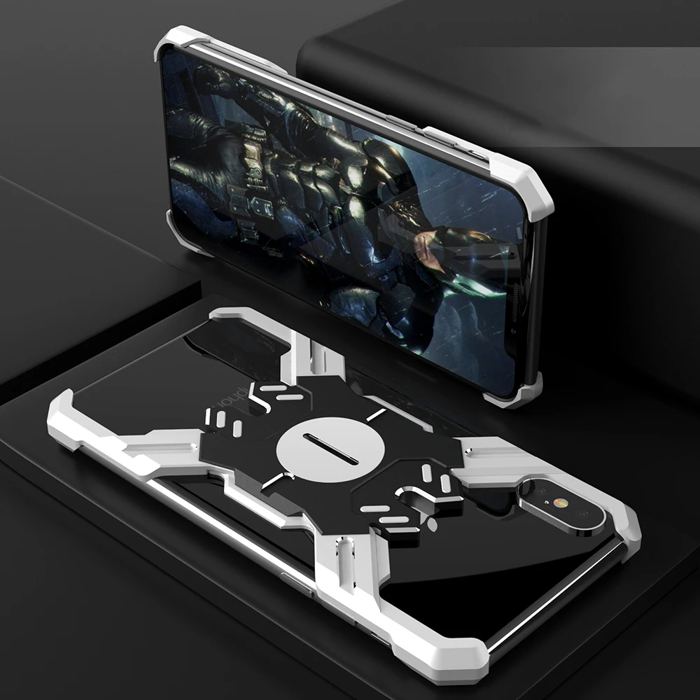 Для iPhone XS Max чехол Роскошный милый жесткий металлический алюминиевый сплав противоударный защитный бампер чехол для телефона для iPhone XR задняя крышка