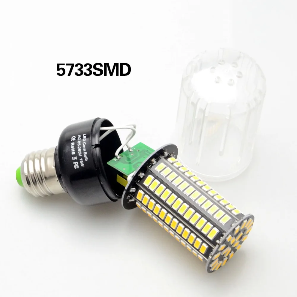 Светодиодная лампа E27 E14 SMD 5733 15 Вт 12 9 10 7 5 3 85 265 в|Светодиодные лампы и трубки| |
