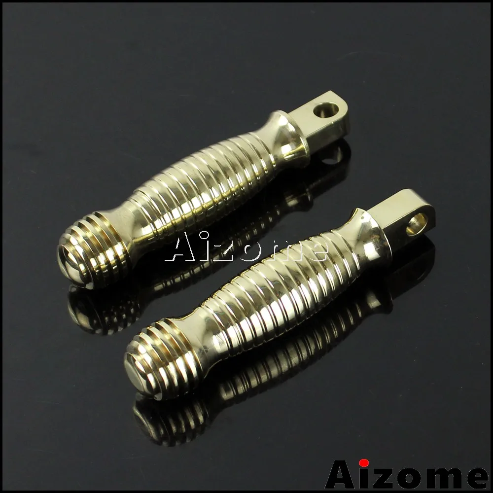 Мотоциклетные колышки для улей мужские крепления Твердые Латунные подставки ног