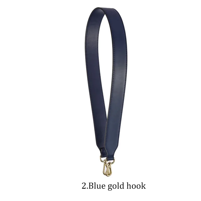 2.Blue gold hook Натуральная кожаная сумка ремень Новинка; Лидер продаж разноцветные туфли со змеиным узором сумка на ремешке высокого качества, со вставками сумка обработки: 95 см - Цвет: 2.Blue gold hook