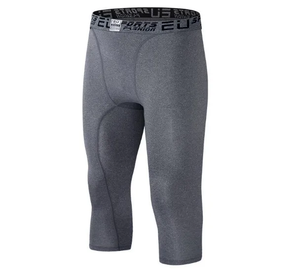 Мужские бриджи повседневные укороченные брюки обтягивающие шорты для фитнеса