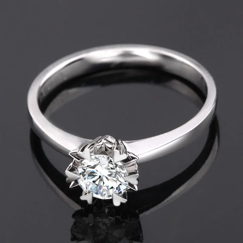 Женские кольца STARYEE для помолвки из чистого белого золота 14 к карат Forever One|ring for|rings