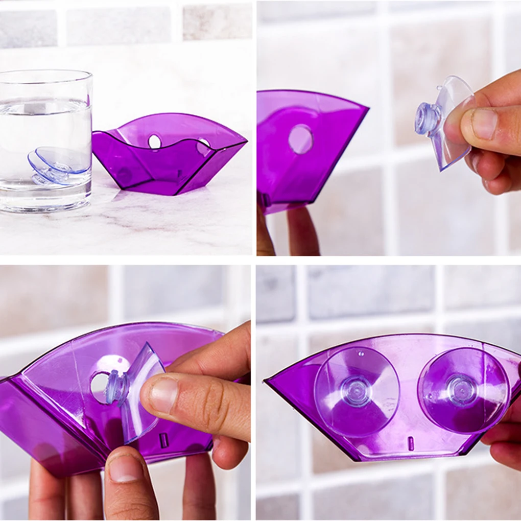 Большая распродажа двойная присоска полка для раковины губка мыла сливная