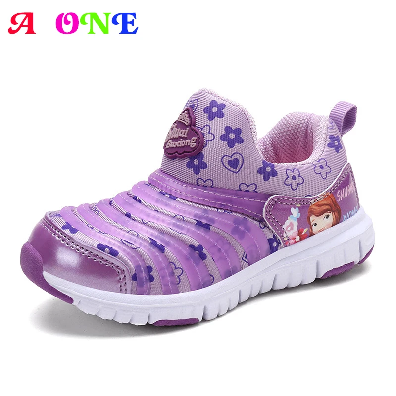 Spring Fall sofia cartoon princess baby girls sneakers for kids skate shoes children fashion Caterpillar | Детская одежда и обувь
