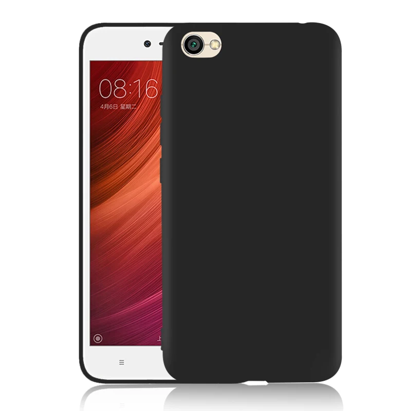 HCCZ Redmi Note 5A Matte Pure Color Soft Silicone Case for Xiaomi Non-slip Protective Cover High Quality | Мобильные телефоны и