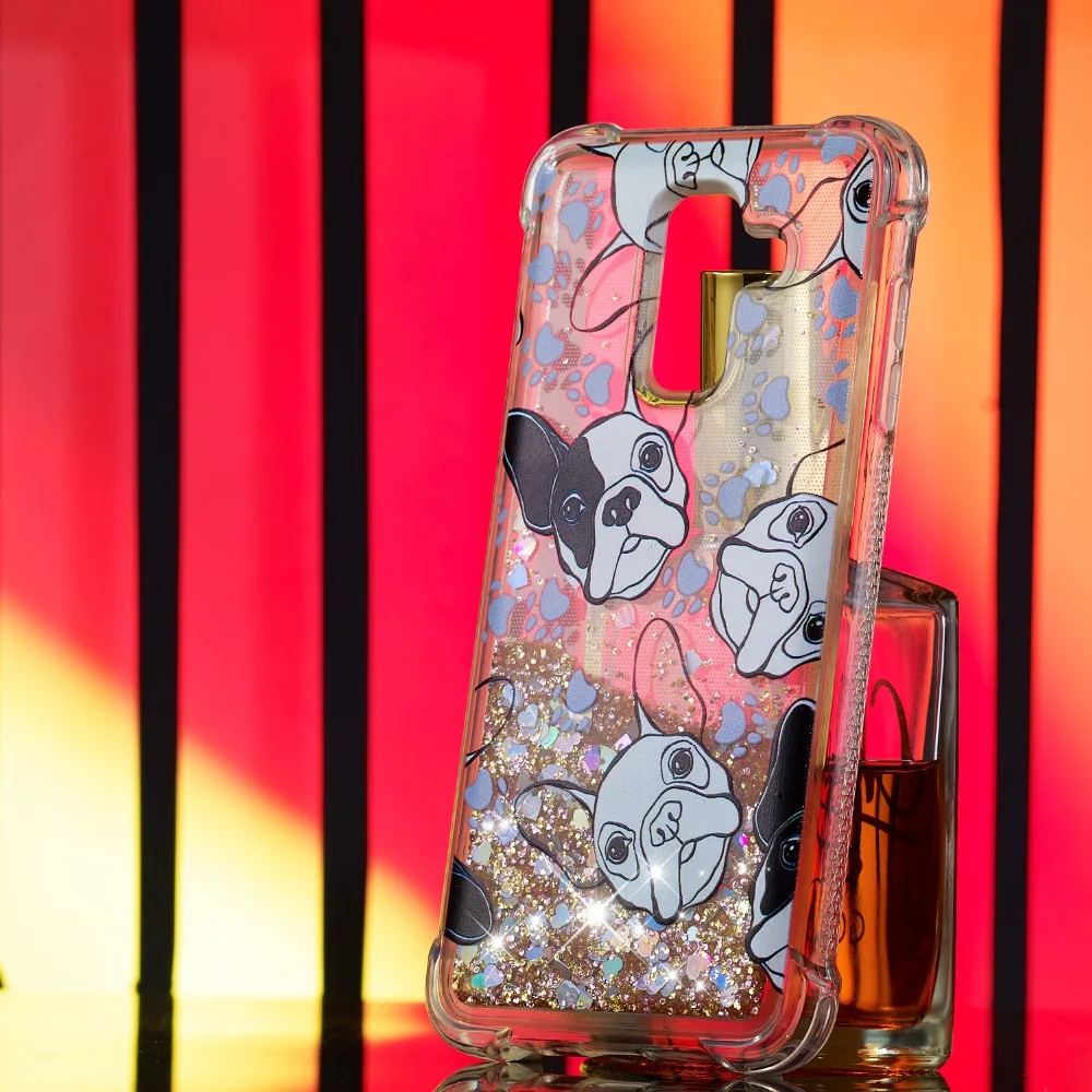 Shockroof With Picture Cute Glitter Floating Quicksand Case For Samsung Galaxy A6 2018 TPU Flowing Liquid Plus | Мобильные телефоны