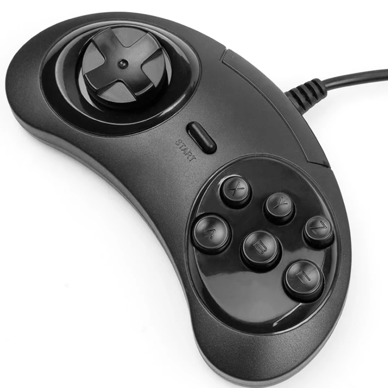 Игровой контроллер SEGA 6 кнопок USB геймпад для ПК MAC Mega Drive 2019 | Электроника