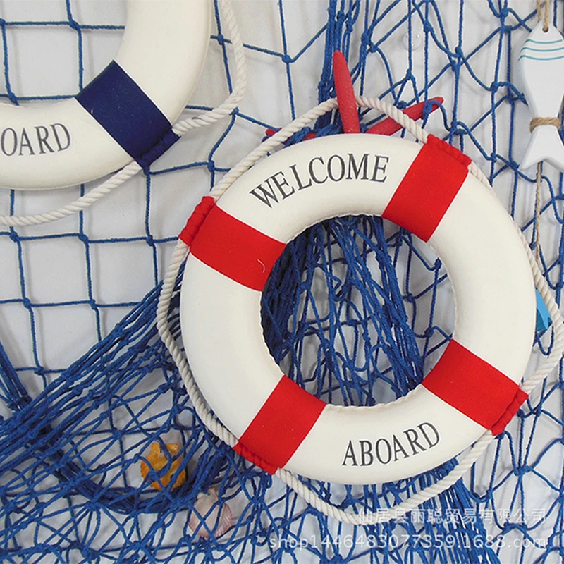 Морской спасательный круг в средиземноморском стиле настенные наклейки для бара