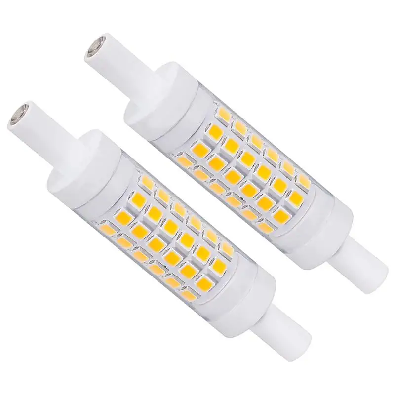 Светодиодный лампа 6 Вт 10 R7S затемнения светодиодный светильник 450 люмен 1000 360