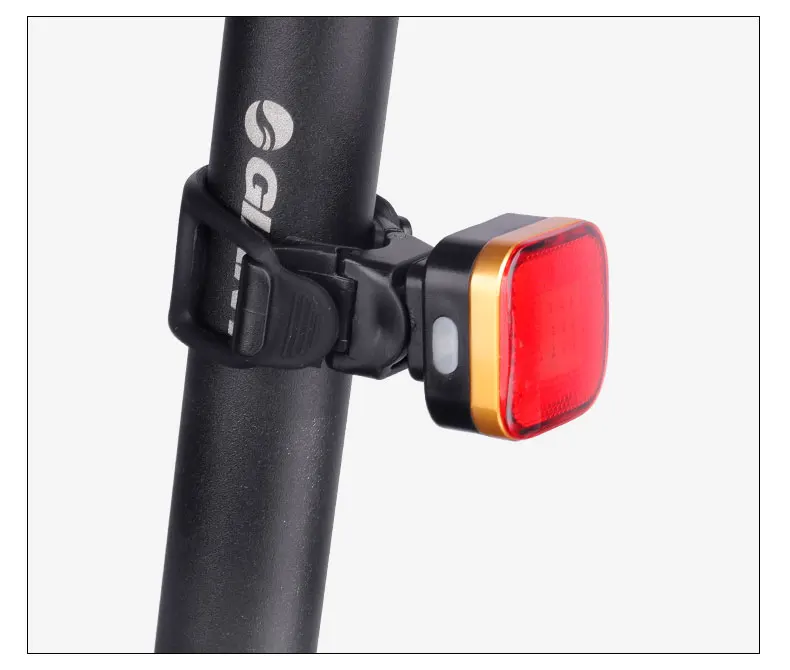 Bicycle Rear Lamp Aero Blade Round Seatpost Mount W/ Bag Clip Up to 50 Hours USB Charge LED COB Lantern Cycling Warning Light