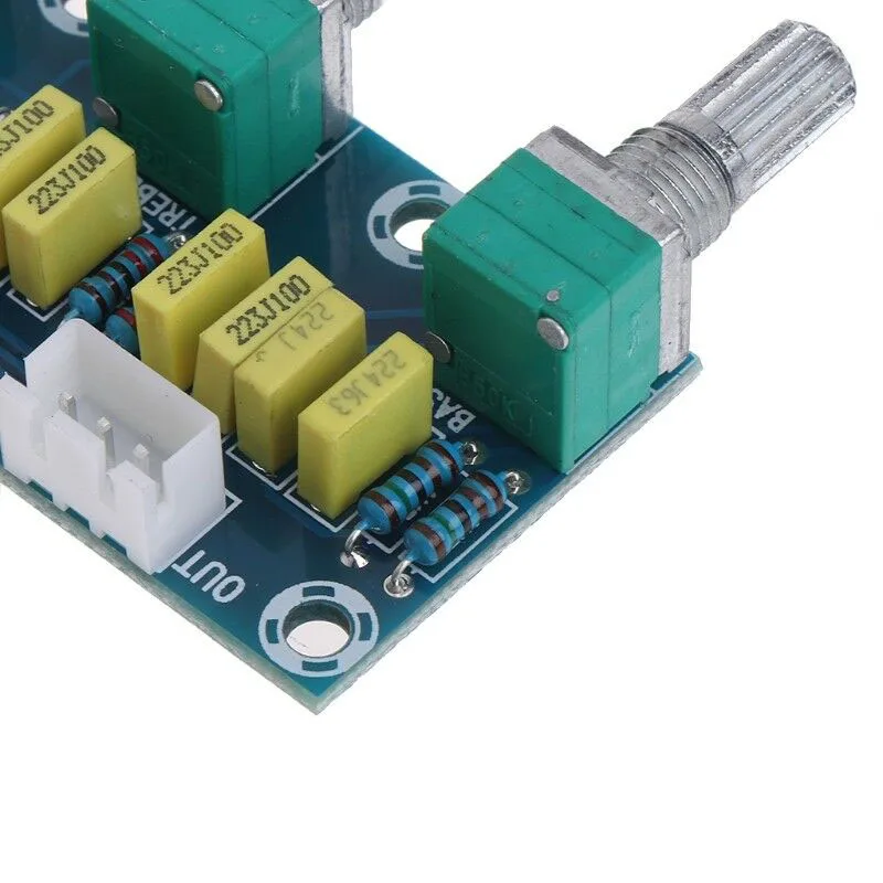 Hi Fi усилитель пассивная тоновая плата тройные басы регулятор громкости Preamp Board JR