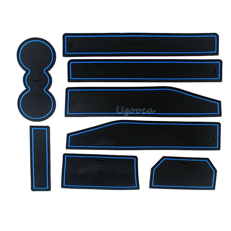 8 шт. Резиновые Нескользящие Коврики для подлокотника автомобиля Range Rover Evoque 2011-2015