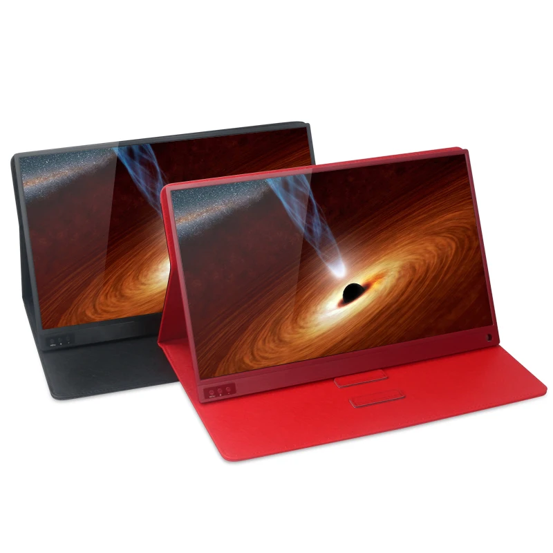Портативный монитор USB Type C Full HD 1080 IPS 15 6 дюймовый ЖК Встроенный двойной динамик