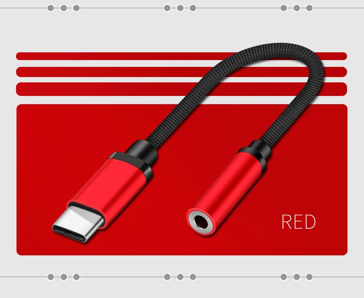 Адаптер для наушников типа c до 3,5 мм, аудио кабель USB C до 3,5 мм, AUX Наушники для Xiaomi Mi 9 huawei mate 20 P30 pro samsung S9 - Цвет: typec to 3.5mm