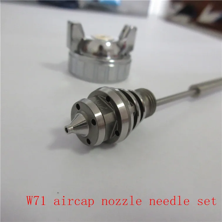Ручной пистолет-распылитель W-71 W-77 W-101 W-200 Насадка Набор игл, различные насадки таблицу размеров, чтобы выбрать, W71 W77 W101 W200 запчасти