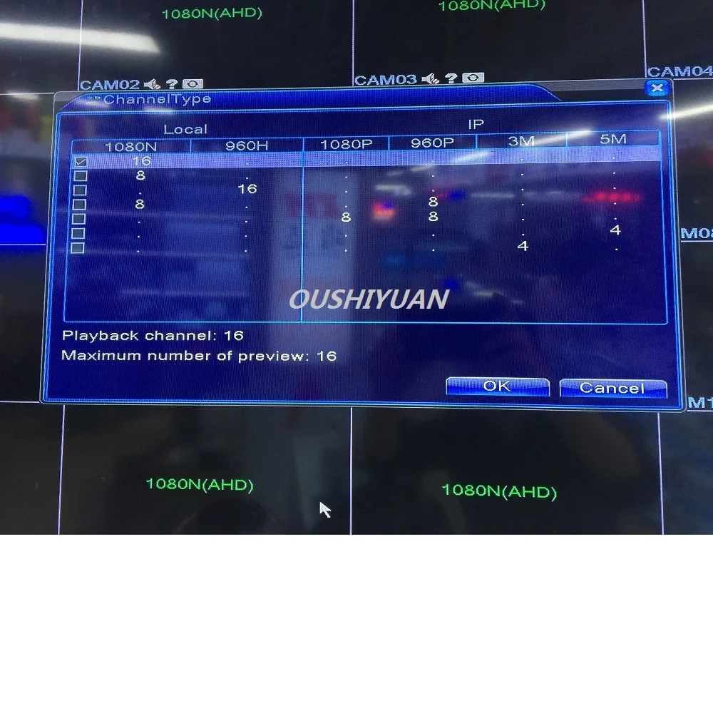 CCTV H.264 видеорегистратор 16CH 1080N AHD/TVI/CVI/CVBS/IP NVR/5в1 DVR основная плата
