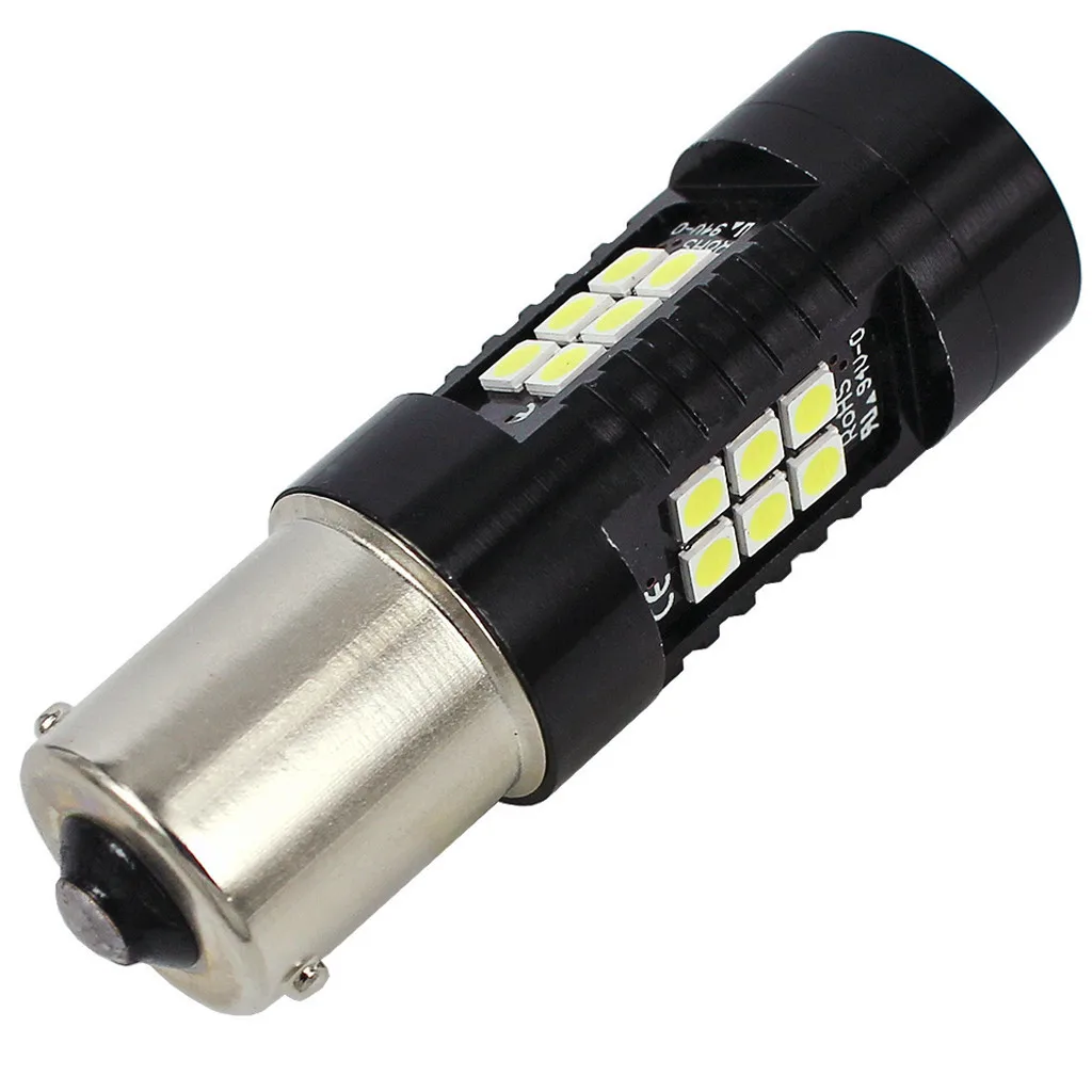 2 шт. 6500K белый S25 3030 21 SMD светодиодный сигнальный фонарь для автомобиля 9V-36V 1156 DC |