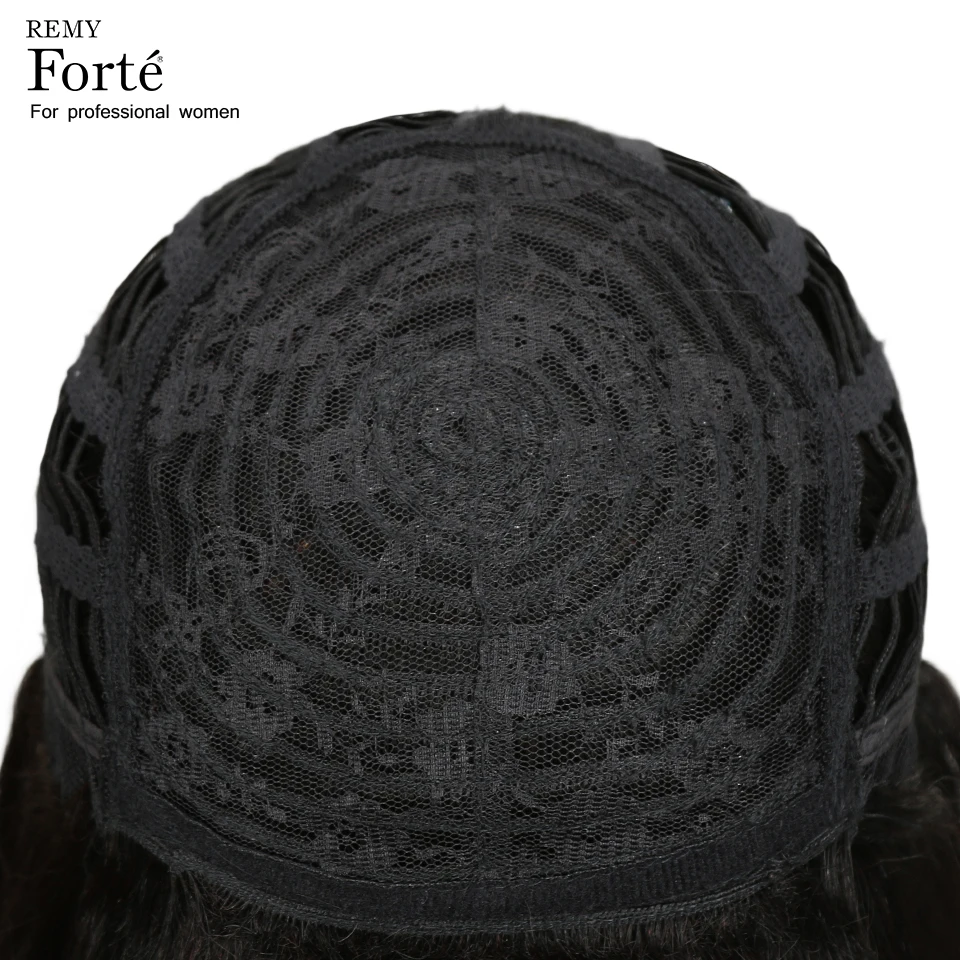 Remy Forte человеческие волосы парики короткие прямые для профессиональных женщин