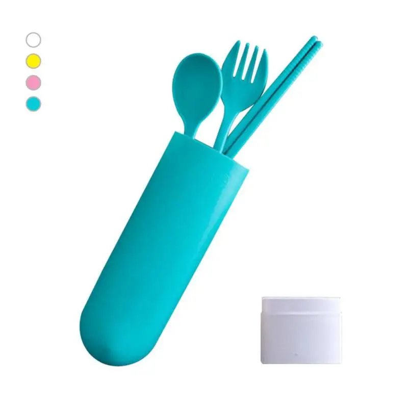 3 шт./компл. Портативный путешествия Посуда экологическим просто Вилы комплект