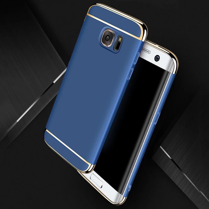 For Samsung S7 case Galaxy Edge cover hard back protection S7edge capas coque blue gold black fundas s7 |