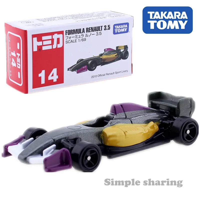 Takara Tomy Tomica № 14 формула Renault 3 5 модель комплект 1: 69 литья под давлением модели