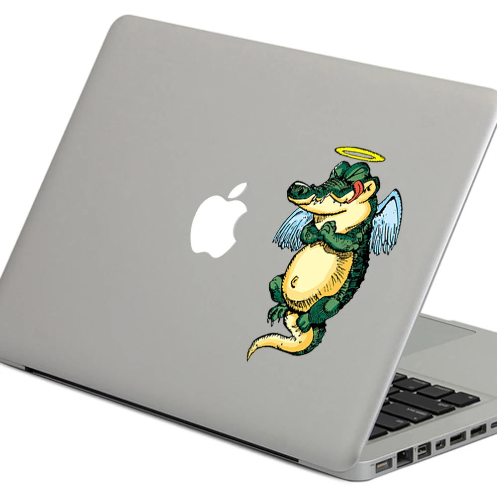 Жир крокодил ange DIY персональная Виниловая наклейка для ноутбука macbook Pro Air 13 дюймов